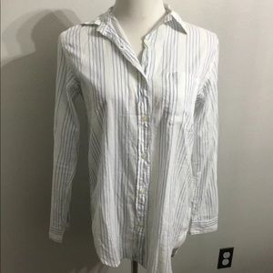Denim & Supply Ralph Lauren White Striped Button Down Shirt